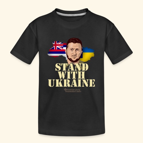 Ukraine Hawaii - Teenager Premium Bio T-Shirt
