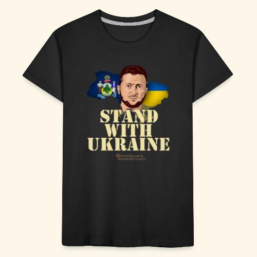 Maine Ukraine - Teenager Premium Bio T-Shirt