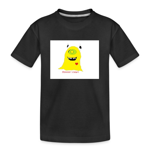 monster mit herz - Teenager Premium Bio T-Shirt