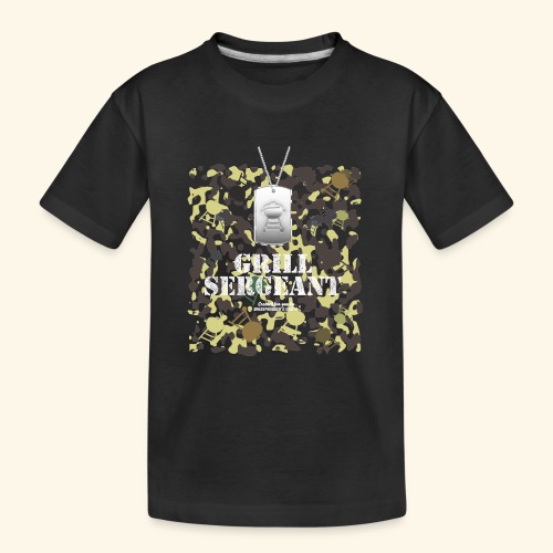 Grill Design Grill Sergeant Grillen T-Shirt - Teenager Premium Bio T-Shirt
