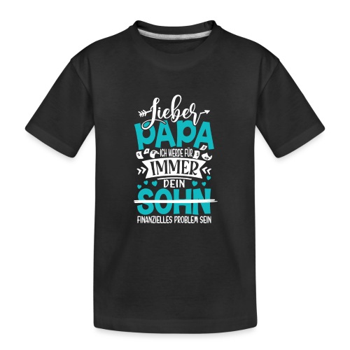 Lieber Papa Sohn - Teenager Premium Bio T-Shirt