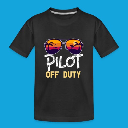 Pilot Of Duty - Teenager Premium Bio T-Shirt