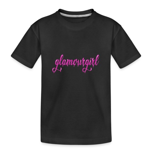 Glamourgirl dripping letters - Teenager premium biologisch T-shirt