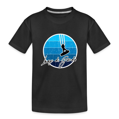 Kitesurfer, Kiten, Kitesurfing am Gardasee/Italien - Teenager Premium Bio T-Shirt