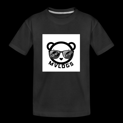 MVLOGS FUNKY PANDA - Teenager Premium Organic T-Shirt