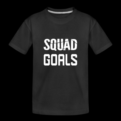 squad goals - Teenager premium biologisch T-shirt