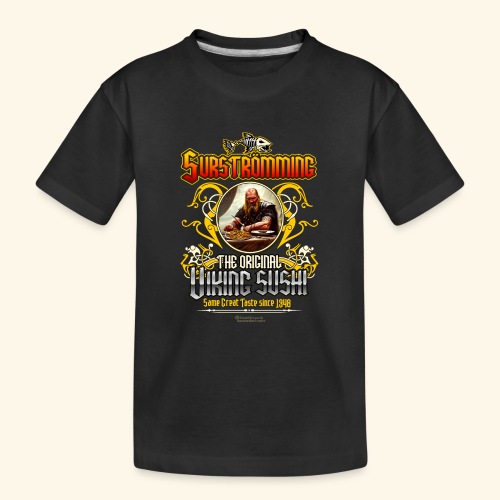 Surströmming Challenge Design Wikinger Sushi - Teenager Premium Bio T-Shirt