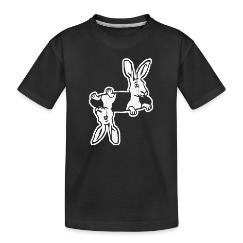 omöjligt kaninhål - Ekologisk premium-T-shirt tonåring