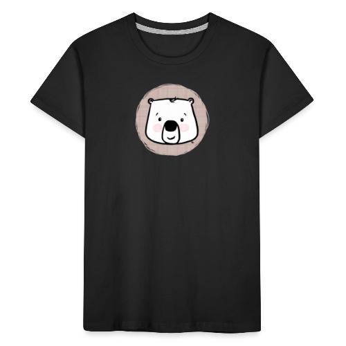 Süßer Bär - Portrait - Teenager Premium Bio T-Shirt