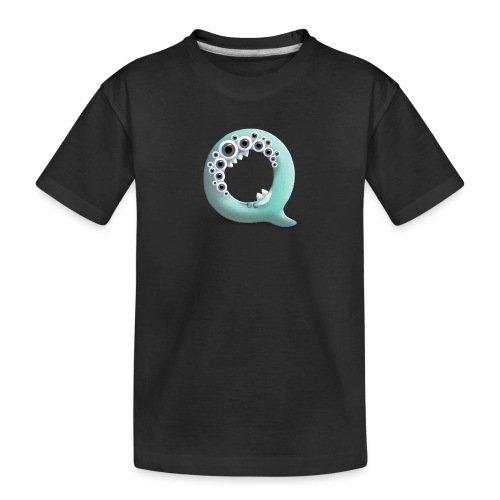 Buchstabe Q - Teenager Premium Bio T-Shirt