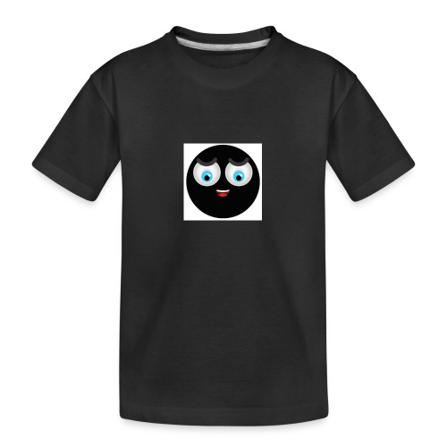 Black Emoji - Teenager Premium Bio T-Shirt