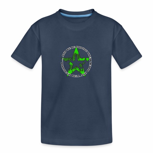 ra star slogan slime png - Teenager Premium Bio T-Shirt