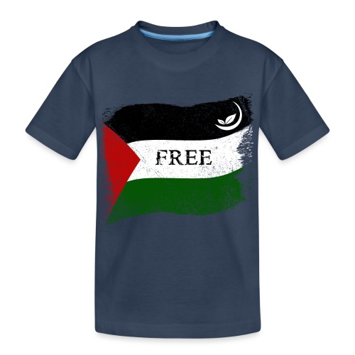Bio Free Palestine! - Teenager Premium Bio T-Shirt