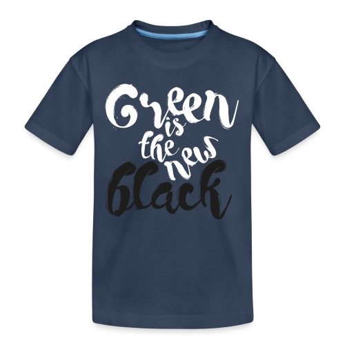 Green is the new black color - Teenager premium biologisch T-shirt