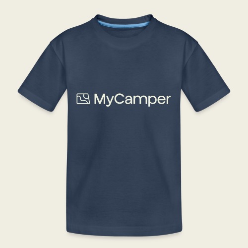 MyCamper Logo creamwhite - Teenager Premium Bio T-Shirt
