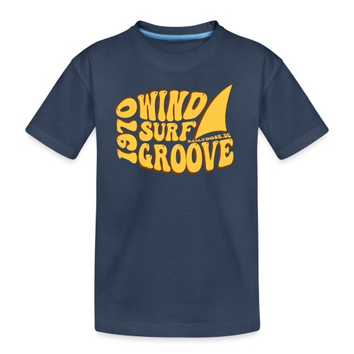 Windsurf Groove - Ekologiczna koszulka młodzieżowa Premium