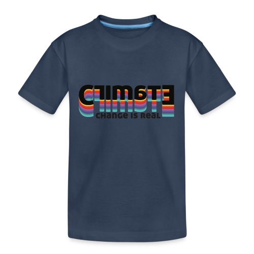 Climate change is real - Teenager premium biologisch T-shirt