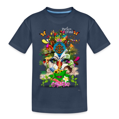 Parfum d'été by T-shirt chic et choc (tissu foncé) - T-shirt bio Premium Ado