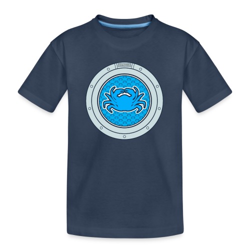 Icono Ojo buey Mar de cangrejos celestes - Camiseta orgánica premium adolescente