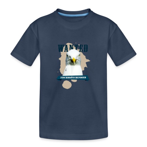 WANTED - Fischbrötchendieb - Teenager Premium Bio T-Shirt