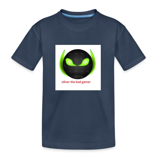 oliver_the_bad_gamer-png - Ekologisk premium-T-shirt tonåring