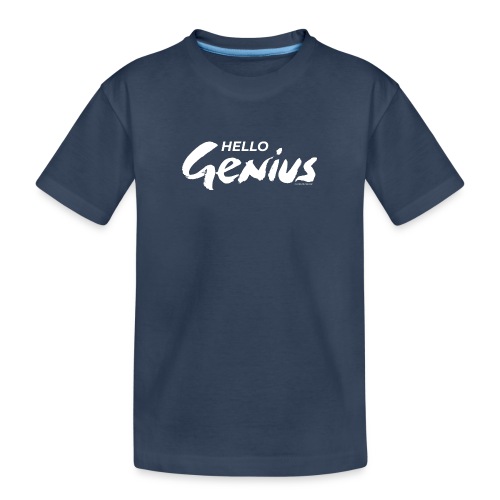 Hello Genius (blanco) - Camiseta orgánica premium adolescente