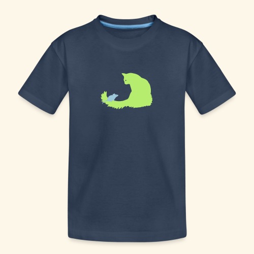 Katze und maus - Teenager Premium Bio T-Shirt