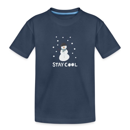 Snowman - Stay cool - Ekologisk premium-T-shirt tonåring