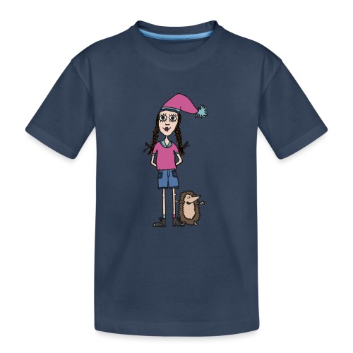 Zwerg | Igel | T-Shirt | Kinderbuch | Galinka - Teenager Premium Bio T-Shirt