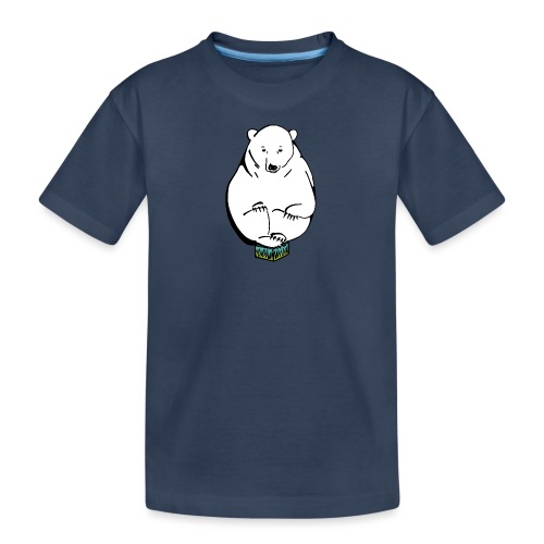 L'ours blanc au cube - T-shirt bio Premium Ado