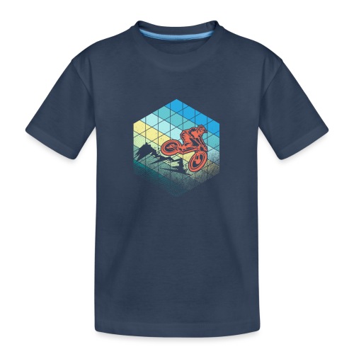 downhiller hexagon - 3B Logo-Edition - T-shirt bio Premium Ado