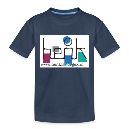 henkisnietgek-logo - Teenager premium biologisch T-shirt