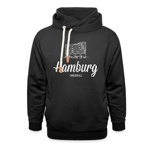 Hamburg Original Elbphilharmonie - Unisex Schalkragen Hoodie