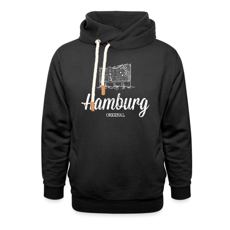 Hamburg Original Elbphilharmonie - Unisex Schalkragen Hoodie