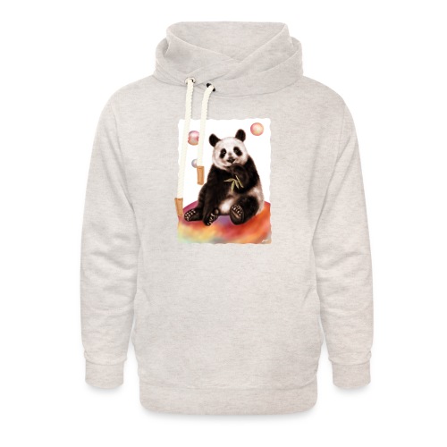 Panda World - Felpa con colletto alto unisex