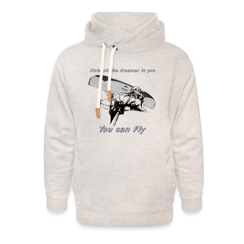 Unleash the dreamer you can fly - Unisex Shawl Collar Hoodie