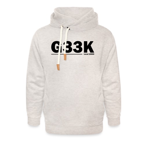 G33K - Unisex hoodie med sjalskrave