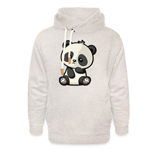 Panda - Unisex Schalkragen Hoodie