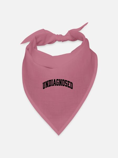 Undiagnosed - Bandana Dreieckstuch - Mauve