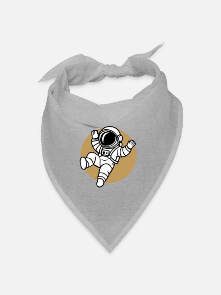 Saltonaut - Bandana Dreieckstuch - Grau meliert