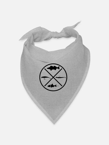 Zander - Bandana Dreieckstuch - Grau meliert