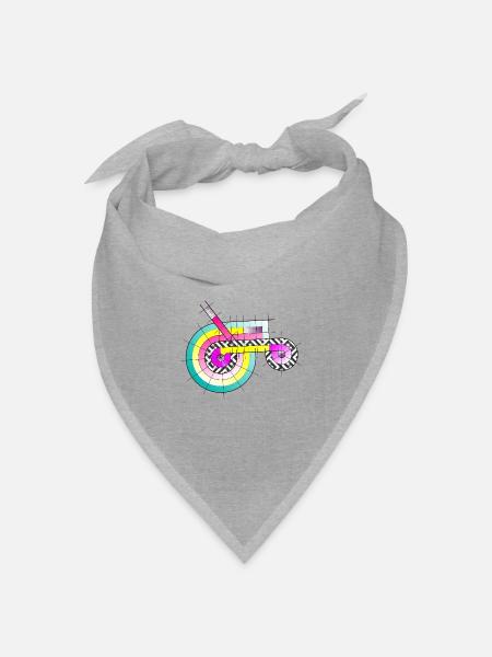 Traktor mal anders - Bandana Dreieckstuch - Grau meliert