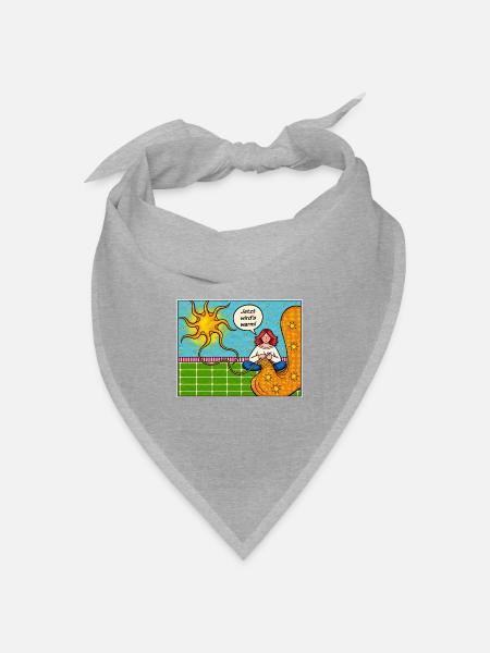 stricklisel - Bandana Dreieckstuch - Grau meliert