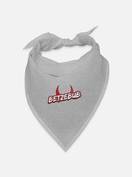 Betzebub Kaiserslautern - Bandana Dreieckstuch - Grau meliert