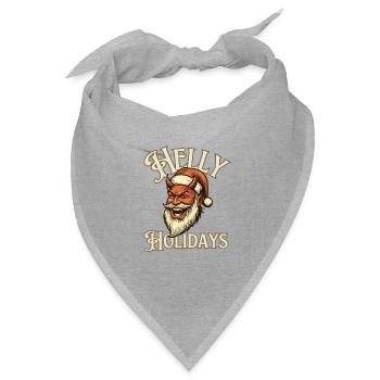 Helly Holidays Halloween - Bandana Dreieckstuch - Grau meliert - Vorne