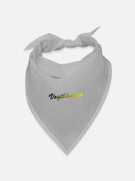 Vogtländer - Bandana Dreieckstuch - Grau meliert