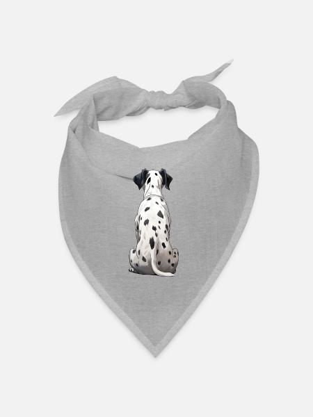 Dalmatiner - Bandana Dreieckstuch - Grau meliert