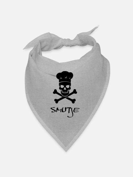 Smutje - Bandana Dreieckstuch - Grau meliert