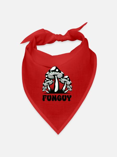 Funguy T-Shirt - Bandana Dreieckstuch - Rot
