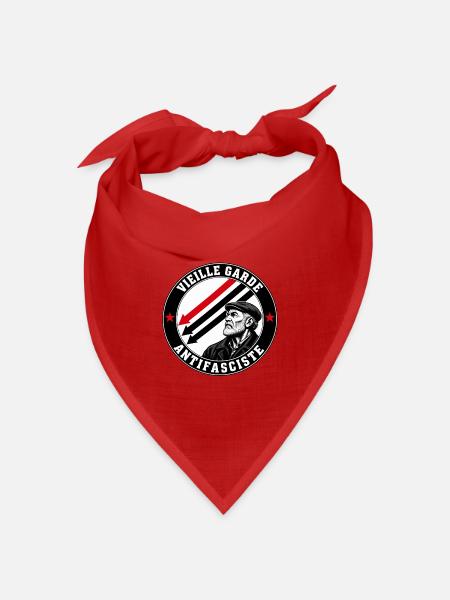 Antifaschistische Alte Garde - Bandana Dreieckstuch - Rot